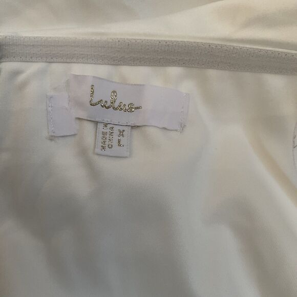 LULUS Extraordinary Vow Dress Women's XL White Maxi Wedding Pockets NWOT - Picture 11 of 12